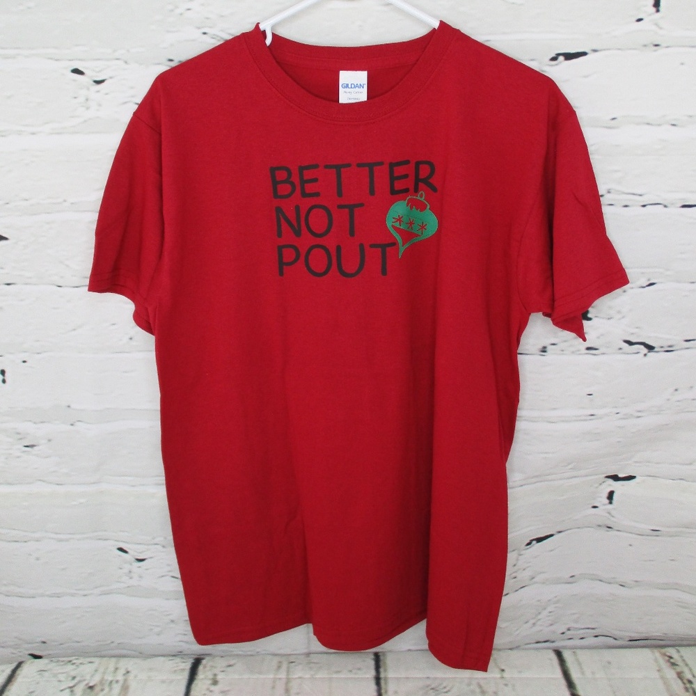 Gildan Boys/Girls Better Not Pout Holiday T-shirt